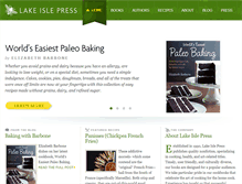 Tablet Screenshot of lakeislepress.com